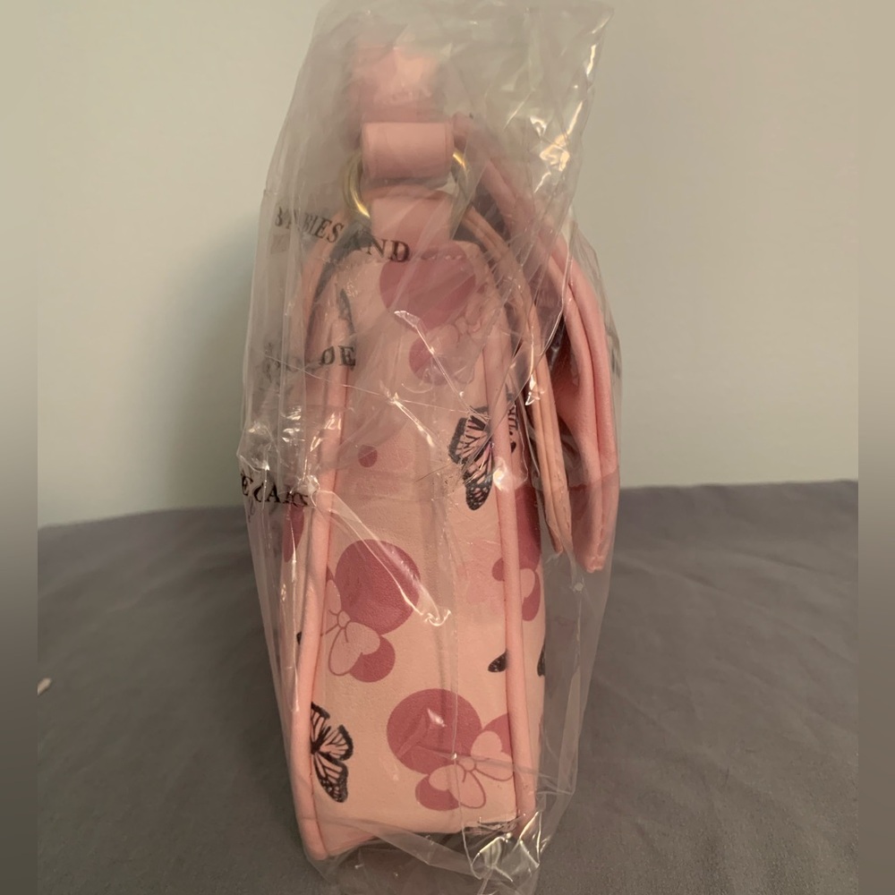 Her Universe Disney Minnie Mouse Butterfly Bow Baguette Bag - Picture 3 of 5